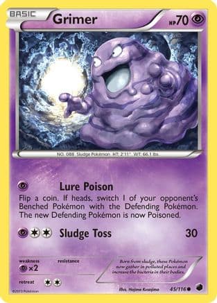 Grimer - Reverse Holofoil Plasma Freeze - Common