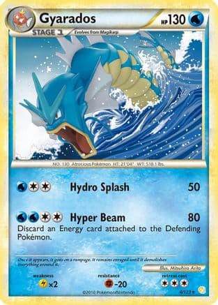 Gyarados - HeartGold SoulSilver Reverse Holofoil
