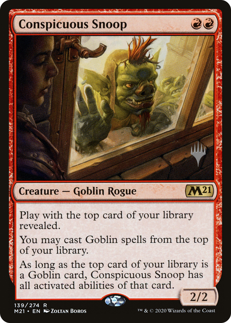 Conspicuous Snoop (PM21-139P) - Core Set 2021 Promos Foil