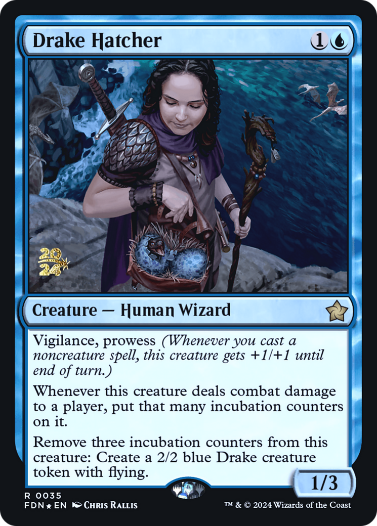Drake Hatcher (-035) - Prerelease Cards Foil