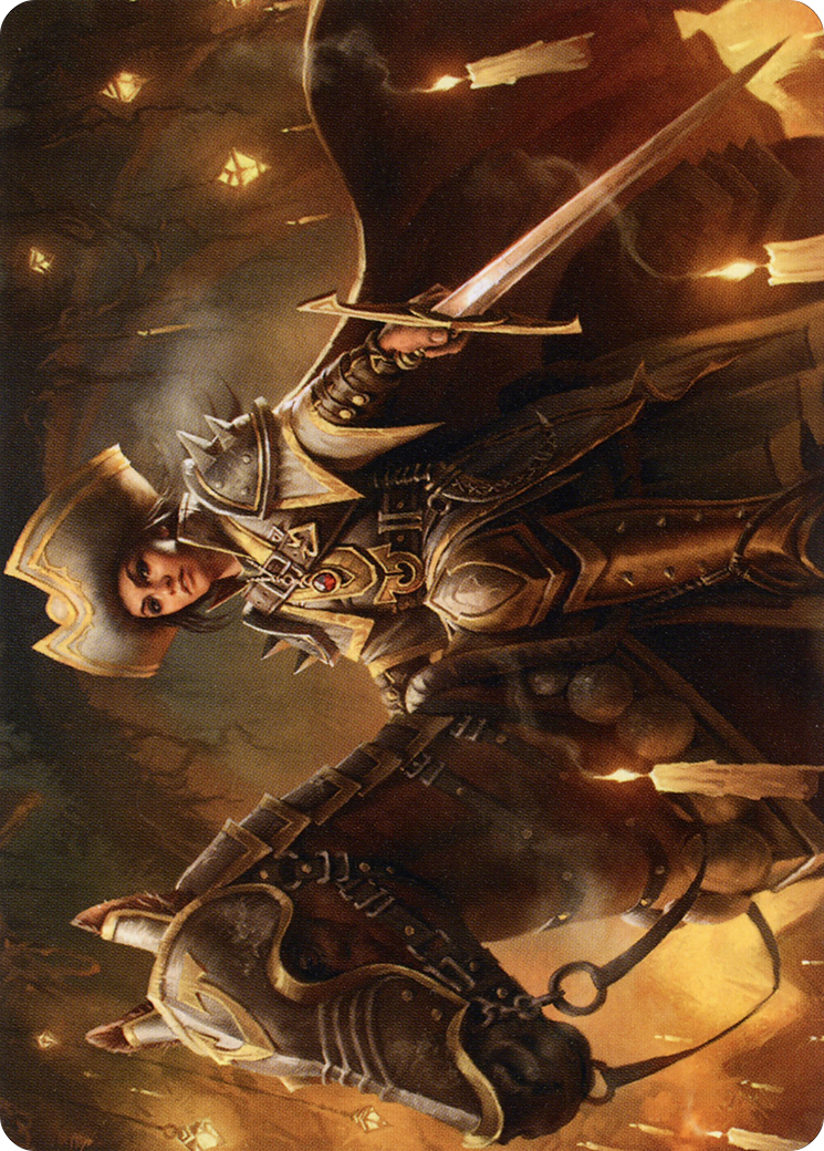 Seasoned Cathar // Seasoned Cathar (AMID-012) - Midnight Hunt Art Series (Borderless)
