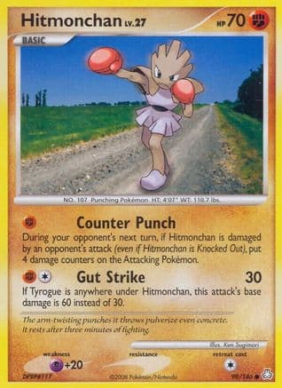 Hitmonchan 99/146 - Legends Awakened Reverse Holofoil