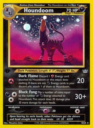 Houndoom Neo Revelation - Holo Rare