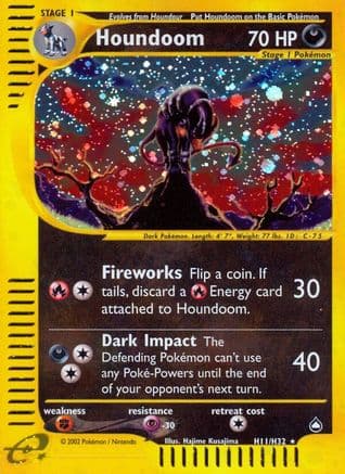Houndoom (H11) H11/147 - Aquapolis Holofoil