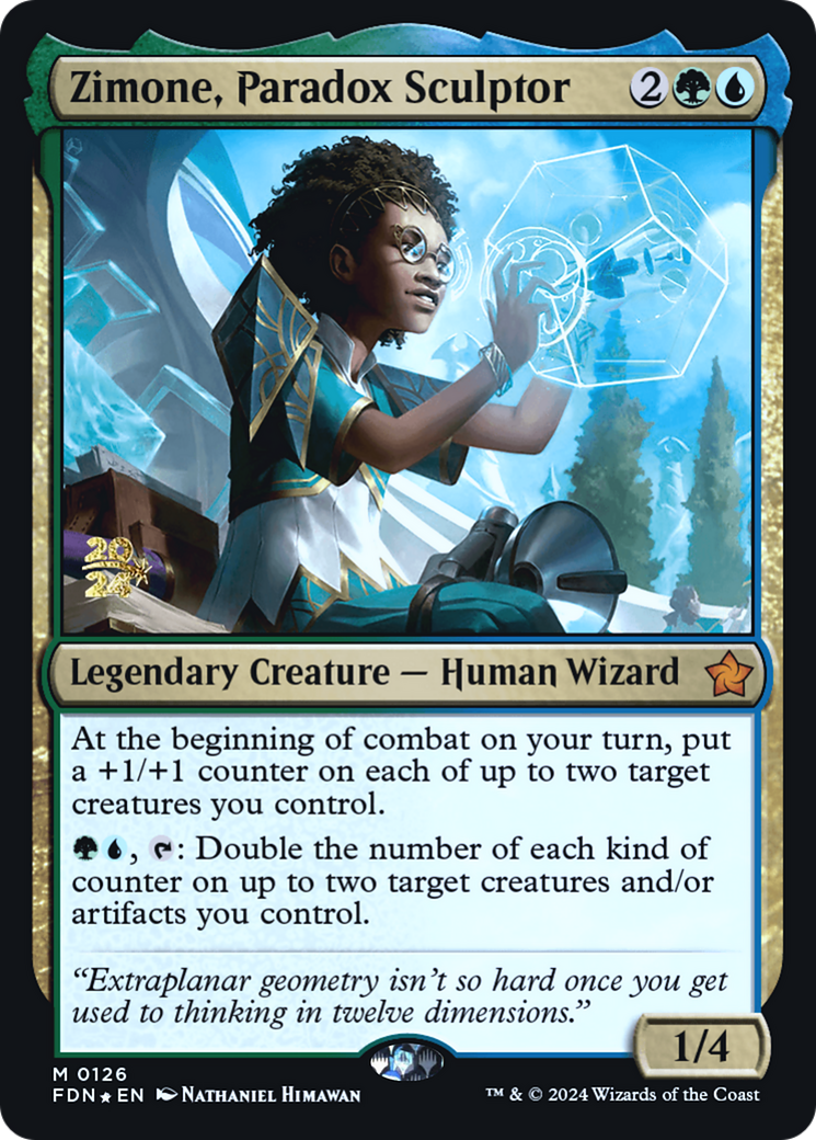 Zimone, Paradox Sculptor (-126) - Prerelease Cards Foil