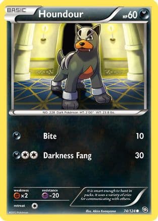 Houndour - Reverse Holofoil Dragons Exalted - Common