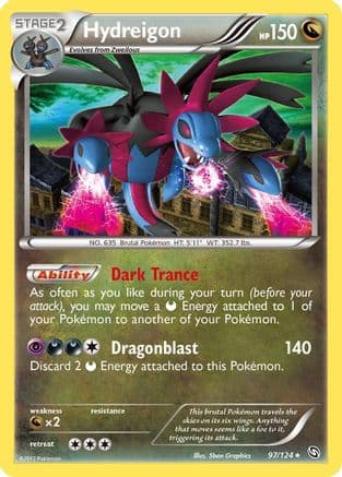 Hydreigon (97) - Reverse Holofoil Dragons Exalted - Holo Rare