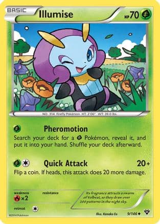 Illumise 9/146 - XY Base Set Reverse Holofoil