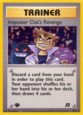 Imposter Oak's Revenge 076/82 - Team Rocket 1st Edition