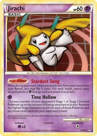 Jirachi - Reverse Holofoil Call of Legends - Holo Rare