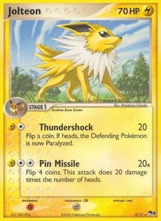 Jolteon 003/017 - POP Series 3 Holofoil