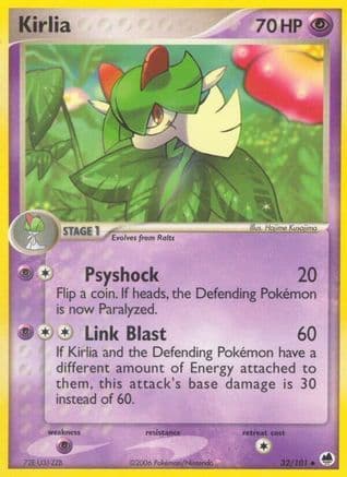 Kirlia 032/101 - Dragon Frontiers Reverse Holofoil