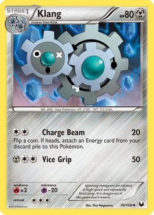 Klang - Reverse Holofoil Dark Explorers - Uncommon