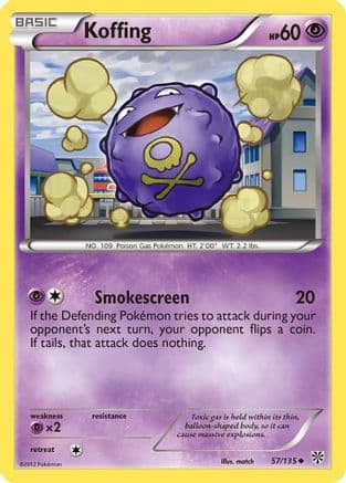 Koffing 57/135 - Plasma Storm Reverse Holofoil