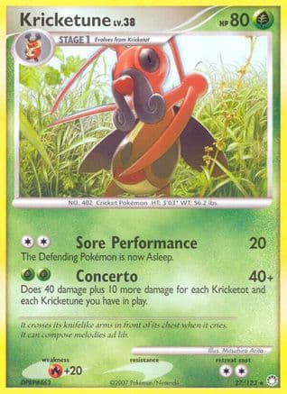 Kricketune Mysterious Treasures - Rare