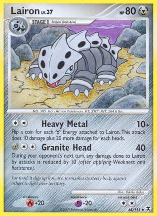 Lairon 44/111 - Rising Rivals Reverse Holofoil