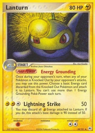 Lanturn - Reverse Holofoil Hidden Legends - Uncommon