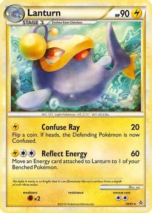 Lanturn - Reverse Holofoil Unleashed - Rare