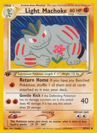 Light Machoke 049/105 - Neo Destiny 1st Edition