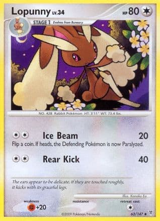 Lopunny 063/147 - Supreme Victors Reverse Holofoil