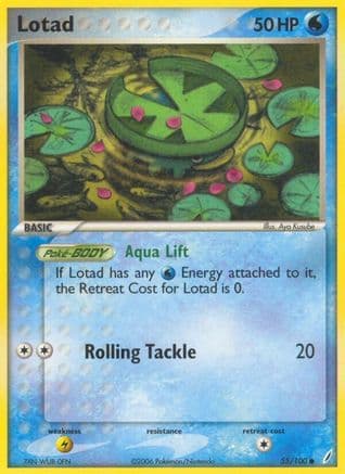 Lotad 055/100 - Crystal Guardians Reverse Holofoil