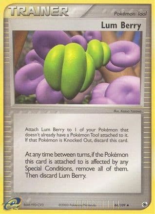 Lum Berry 84/109 - Ruby and Sapphire Reverse Holofoil