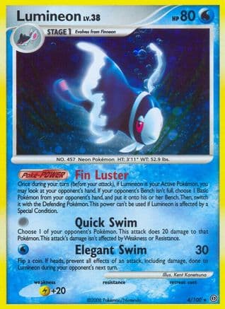 Lumineon - Reverse Holofoil Stormfront - Holo Rare