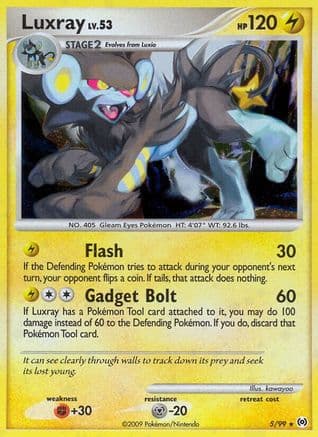 Luxray 005/99 - Arceus Reverse Holofoil