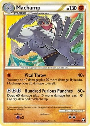 Machamp 26/102 - Triumphant Reverse Holofoil