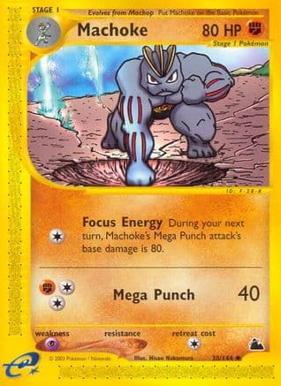 Machoke - Reverse Holofoil Skyridge - Uncommon