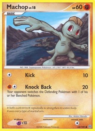 Machop/100 - Reverse Holofoil Stormfront - Common