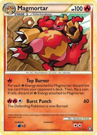 Magmortar - Reverse Holofoil Triumphant - Rare
