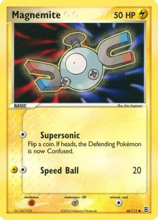 Magnemite 068/112 - FireRed & LeafGreen Reverse Holofoil
