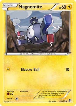 Magnemite (43) - Reverse Holofoil Plasma Storm - Common