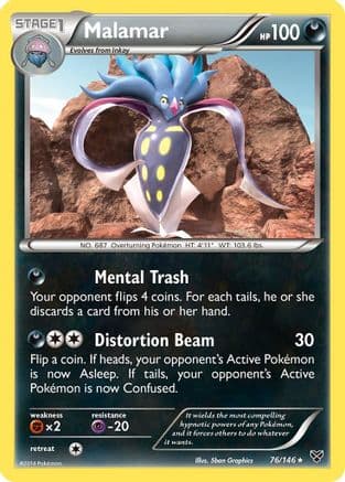 Malamar 76/146 - XY Base Set Reverse Holofoil