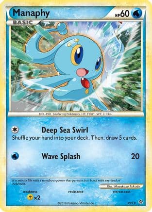 Manaphy - Reverse Holofoil Unleashed - Holo Rare