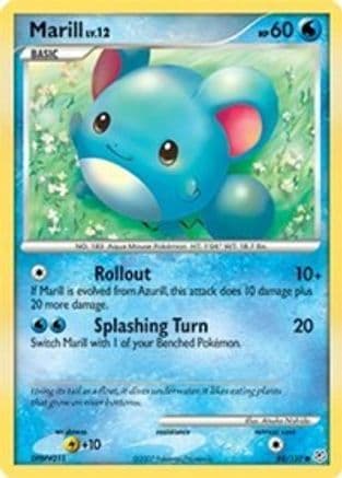 Marill 088/130 - Diamond and Pearl Reverse Holofoil