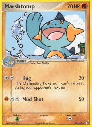 Marshtomp 038/100 - Crystal Guardians Reverse Holofoil