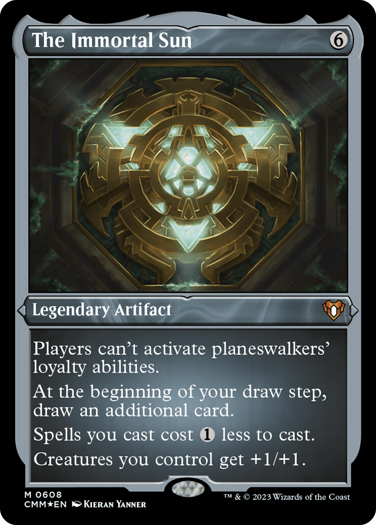 The Immortal Sun (CMM-608) - Commander Masters Etched Foil