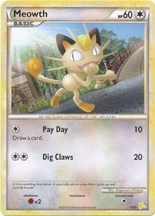 Meowth (#) 12- HGSS Trainer Kit Gyarados & Raichu