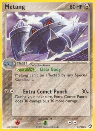 Metang - Reverse Holofoil Power Keepers - Uncommon