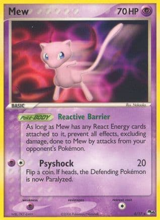 Mew 4/017 - POP Series 4 Holofoil