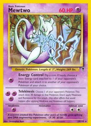 Mewtwo 29/110 - Legendary Collection Reverse Holofoil