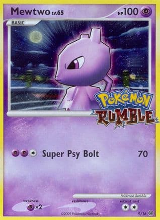 Mewtwo - Holofoil Rumble - Promo