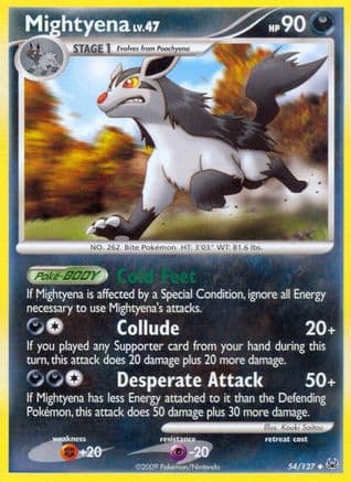 Mightyena - Reverse Holofoil Platinum - Uncommon