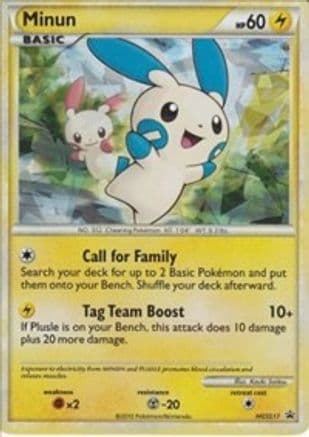 Minun HGSS17 HGSS17/25 - HGSS Promos Holofoil