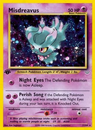 Misdreavus Neo Revelation - Holo Rare