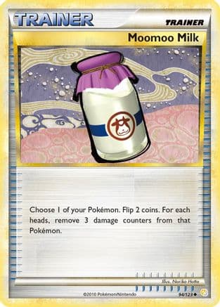 Moomoo Milk 094/123 - HeartGold SoulSilver Reverse Holofoil