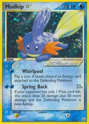 Mudkip Star 107/109 - Team Rocket Returns
