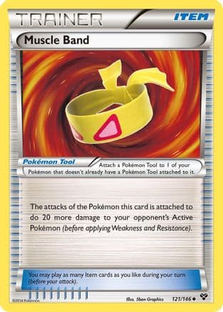 Muscle Band 121/146 - XY Base Set Reverse Holofoil